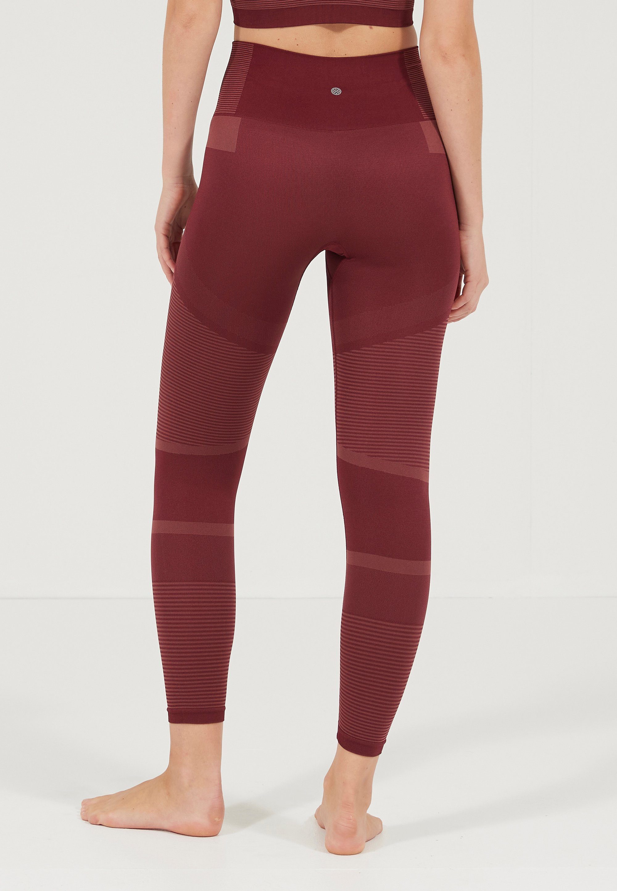 SEAMLESS Lauftights hohem SEMARAN ATHLECIA mit extra Komfort bordeaux