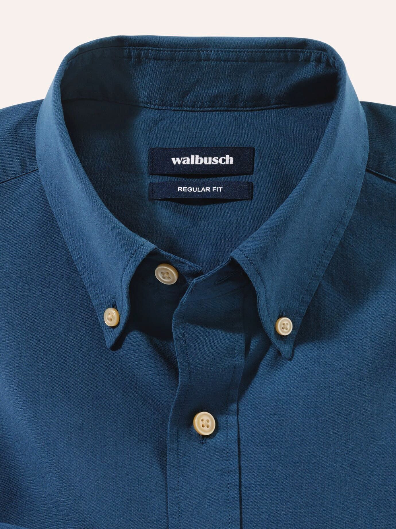 Walbusch Langarmhemd Herren Hemd aus Royal-Oxford Regular fit Kentkragen Langarm, modern, pflegeleicht, atmungsaktiv – Bild 4 von 4