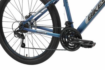 Bikestar Mountainbike 27.5 Zoll Reifen 17 Zoll Rahmen, 21 Gang Shimano Tourney RD-TY300 Schaltwerk, Kettenschaltung, 27.5 Zoll
