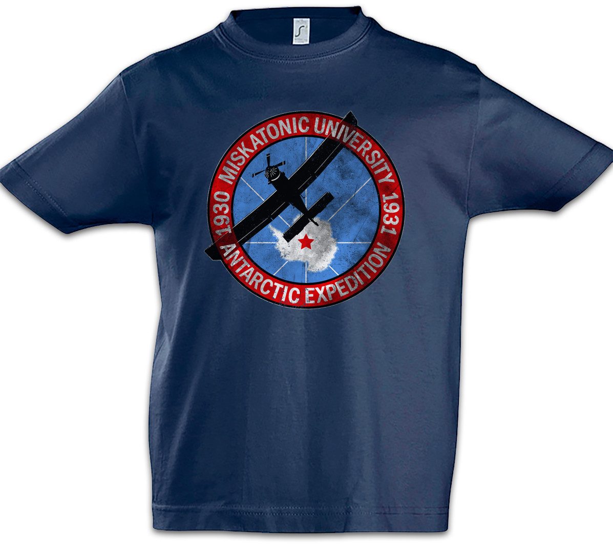 Urban Backwoods Print-Shirt Miskatonic Logo III Kinder T-Shirt Monster Lovecraft HP Sign Cthulhu (1-tlg) Horror Dunwich Azathoth Arkham