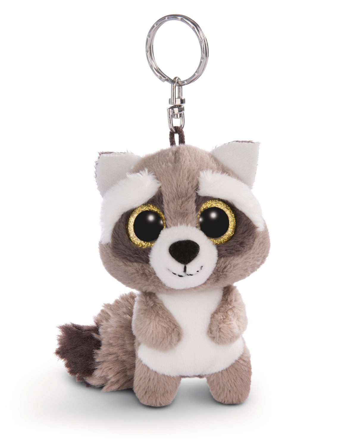 Nici Kuscheltier NICI Glubschis Schlenker Waschbär Clooney 9cm Schlüsselanhänger