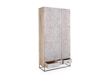 SANSIBAR Living Garderobe Garderobe SANSIBAR AMRUM (BHT 100x200x40 cm) BHT 100x200x40 cm beige