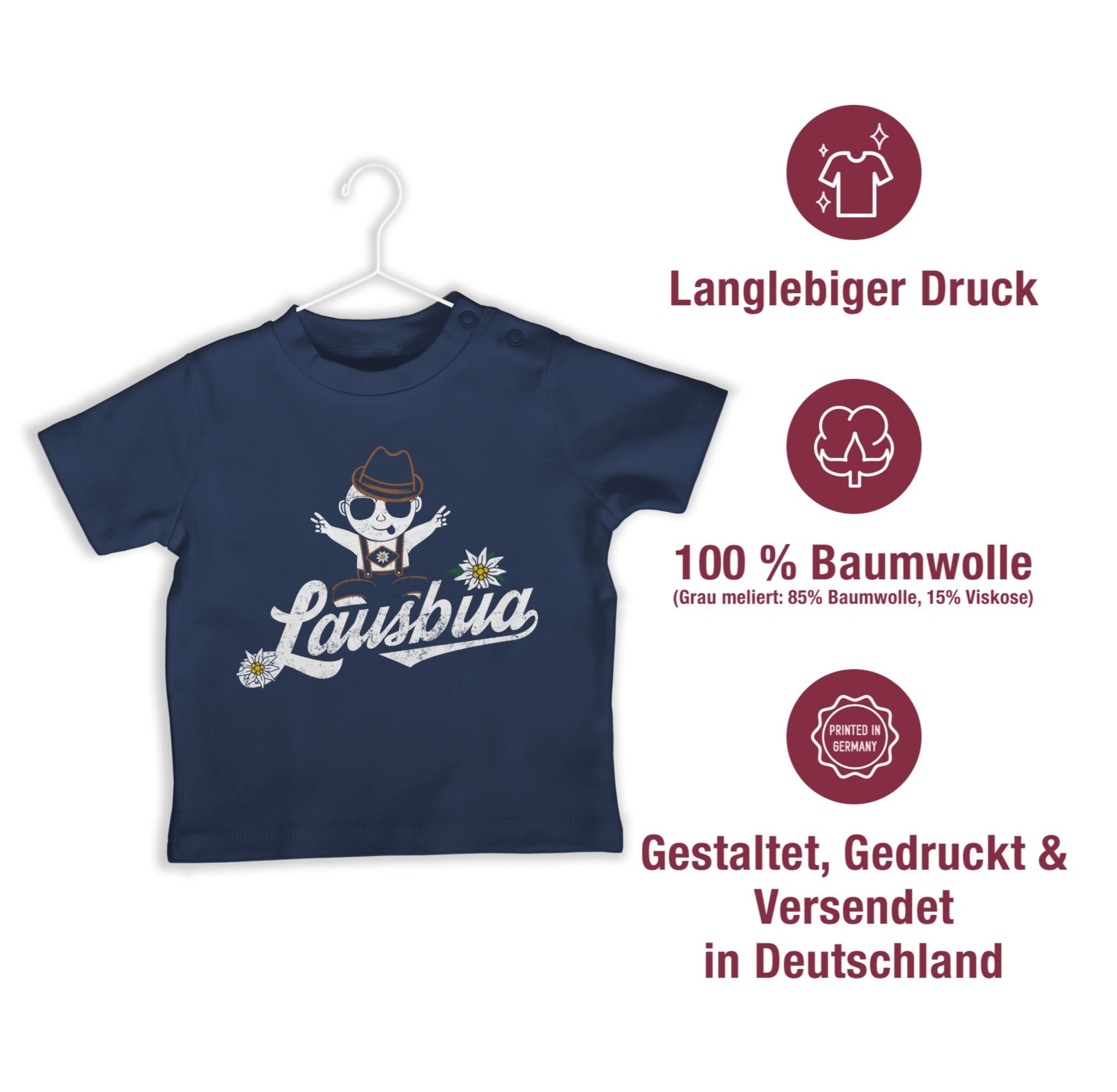 Witzig Blau Navy Oktoberfest I Baby T-Shirt 1 Outfit Baby für Lausbua Mode Shirtracer Wiesn Lustig