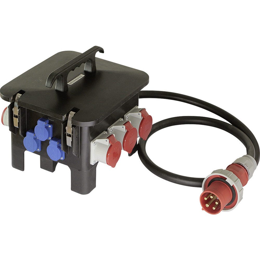 as - Schwabe Stromverteiler AS Schwabe CEE Stromverteiler M6 60561 400 V 63 A