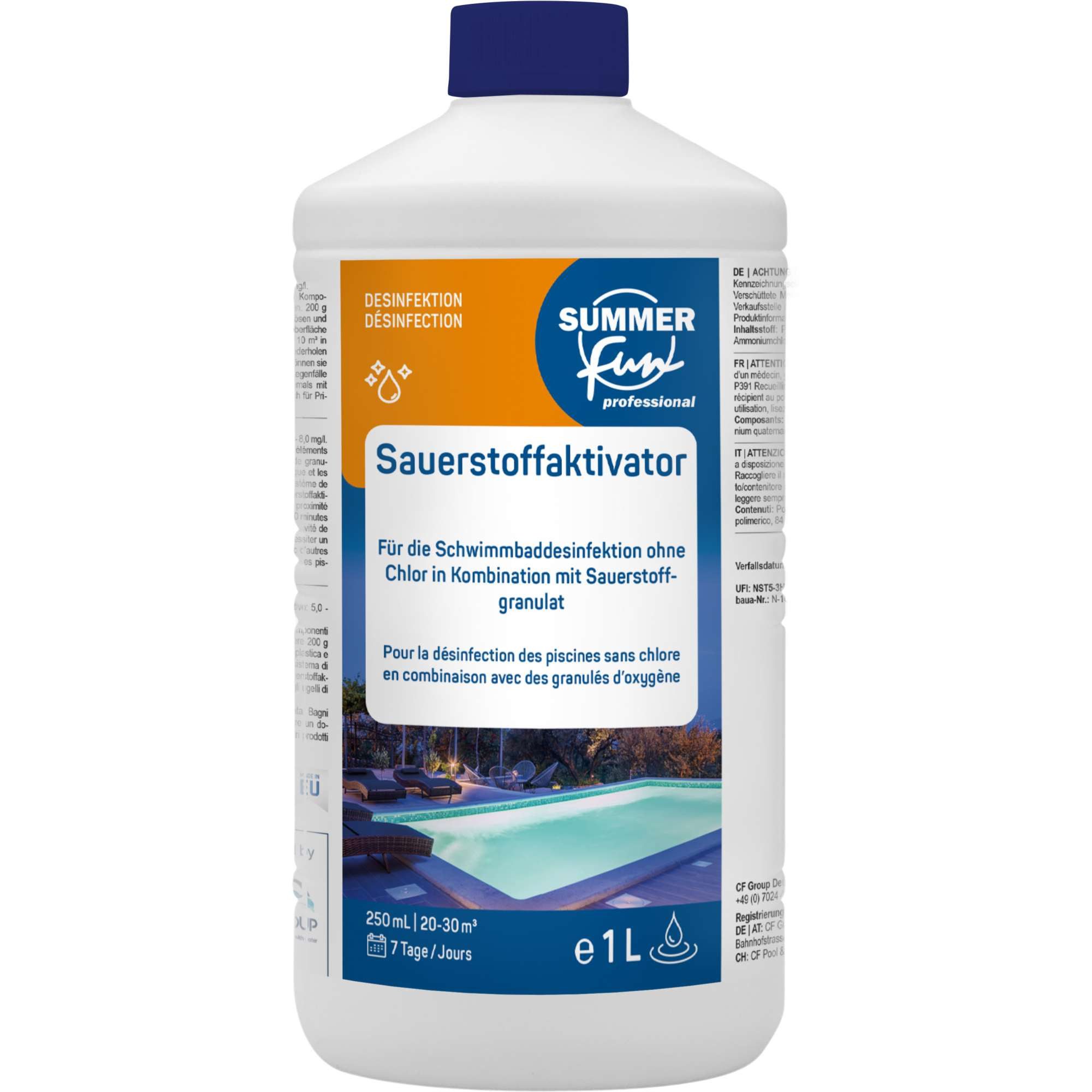 Poolpflege Summer Fun Sauerstoffaktivator 1 l - Booster für A