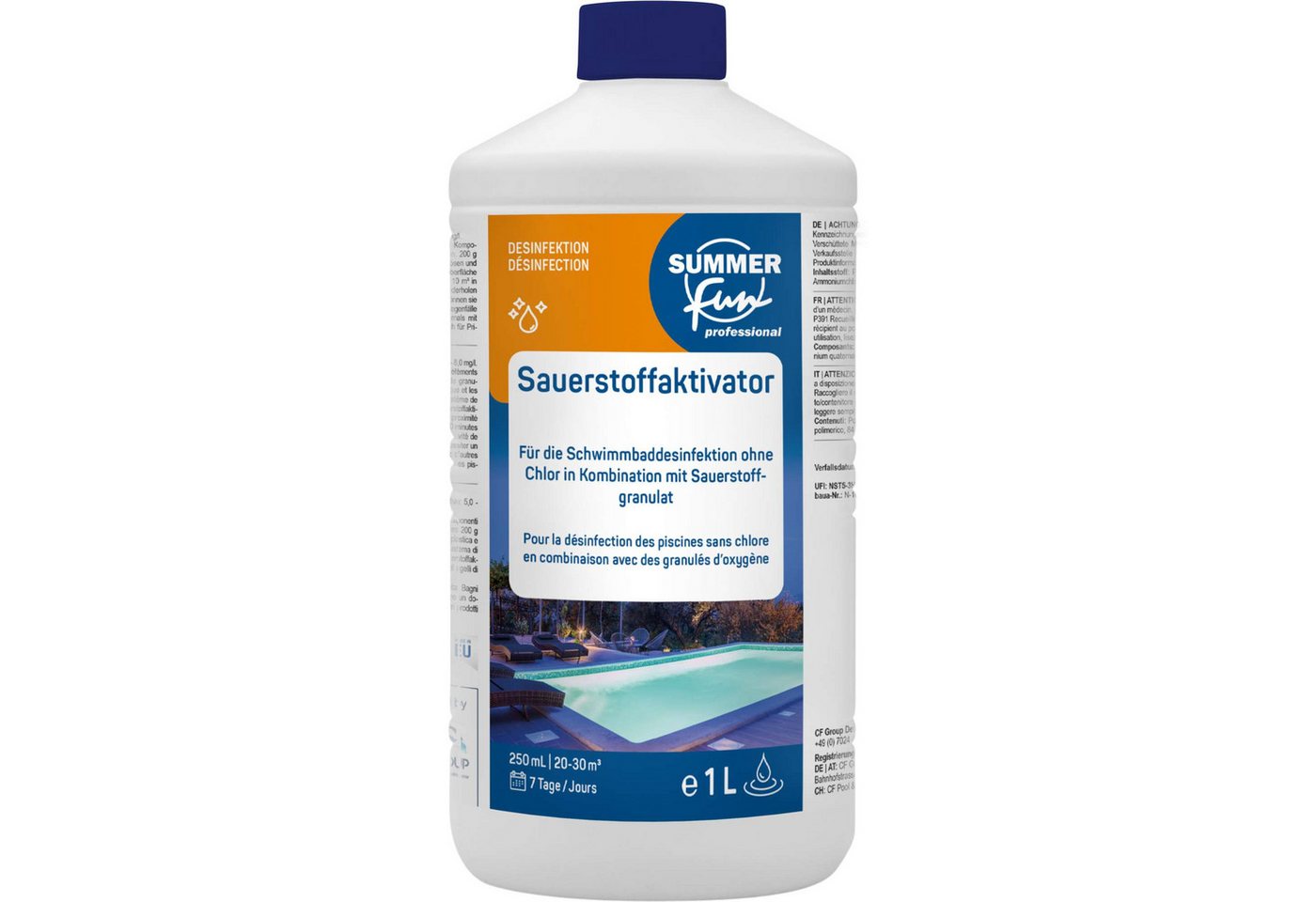 SUMMER FUN Poolpflege Summer Fun Sauerstoffaktivator 1 l - Booster für A