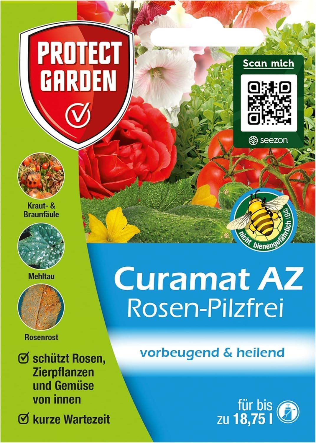 Pflanzen-Pilzfrei Protect Garden Curamat AZ Rosen-Pilzfrei, Konzentrat 15 ml