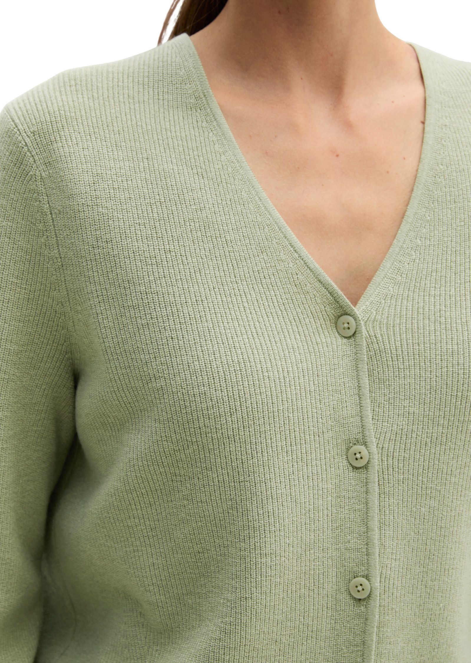 Marc O'Polo Cardigan aus softem Schurwolle-Mix – Bild 4 von 5