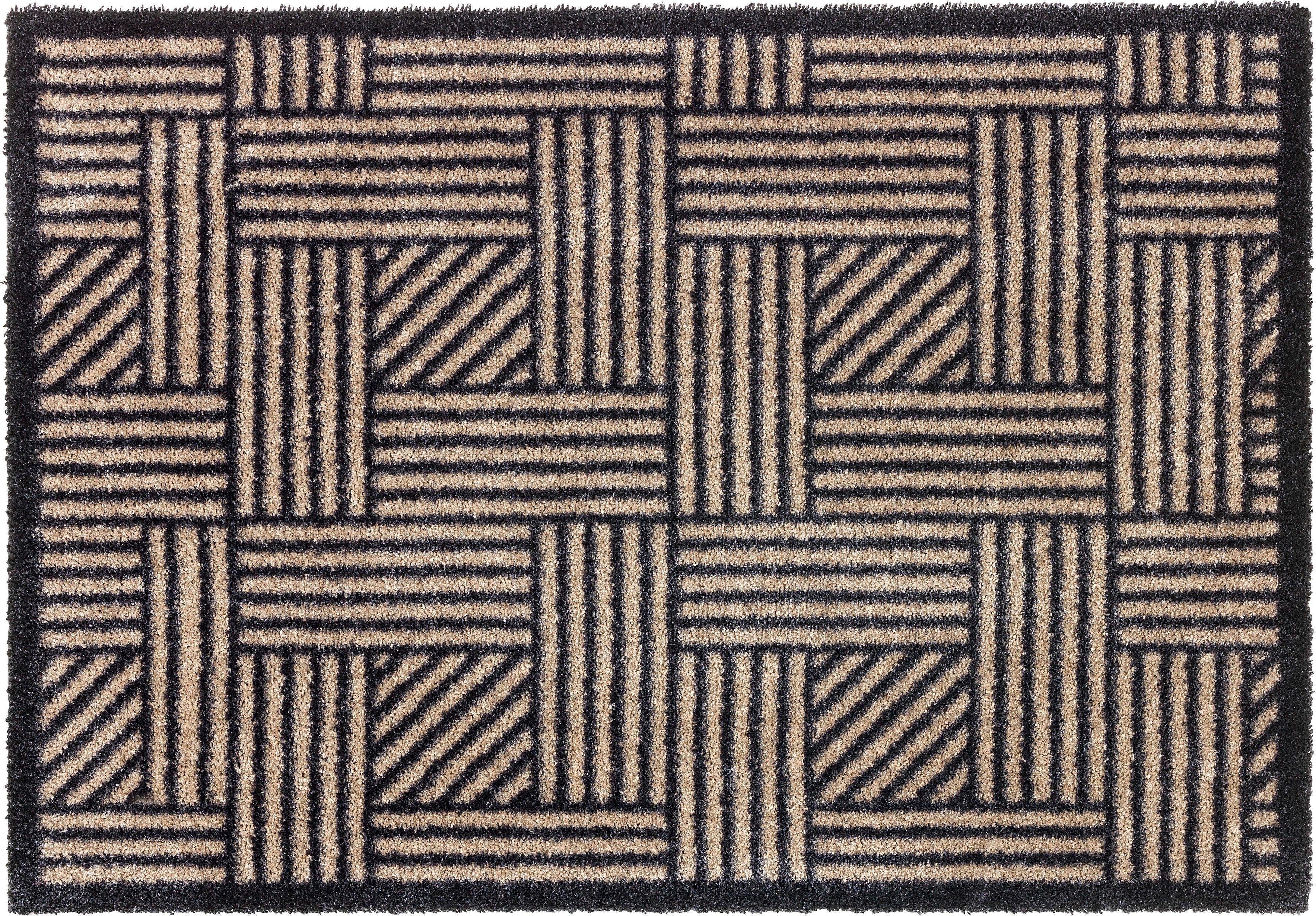 Fußmatte »Manhattan 004«, SCHÖNER WOHNEN-Kollektion, rechteckig, Höhe 7 mm, Schmutzfangmatte, waschbar-HomeTrends