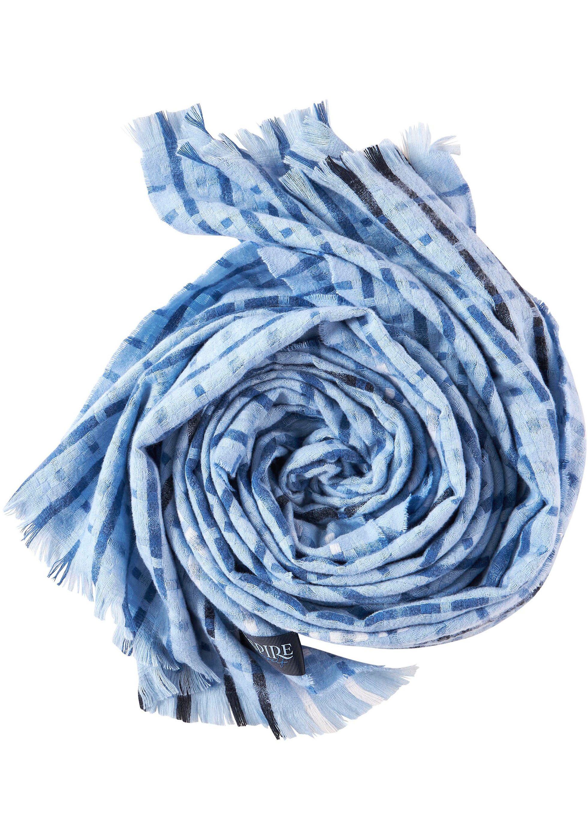 STREET Markenlabel gentle Schal, mit ONE blue