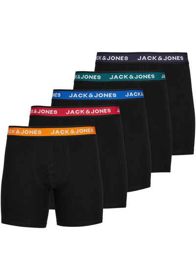 Jack & Jones Boxershorts JJ JACSOLID BOXER BRIEFS 5 P (Packung, 5-St)