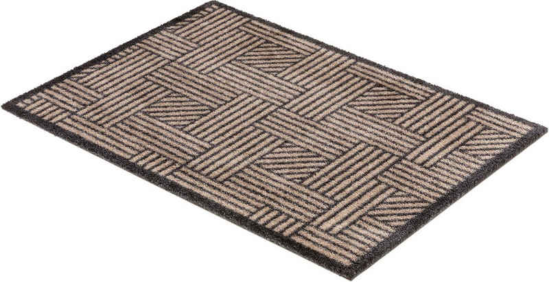Fußmatte Manhattan 004, SCHÖNER WOHNEN-Kollektion, rechteckig, Höhe: 7 mm, Schmutzfangmatte, waschbar