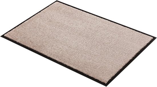 Fußmatte »Miami Uni«, SCHÖNER WOHNEN-Kollektion, rechteckig, Höhe 7 mm, Schmutzfangmatte, waschbar