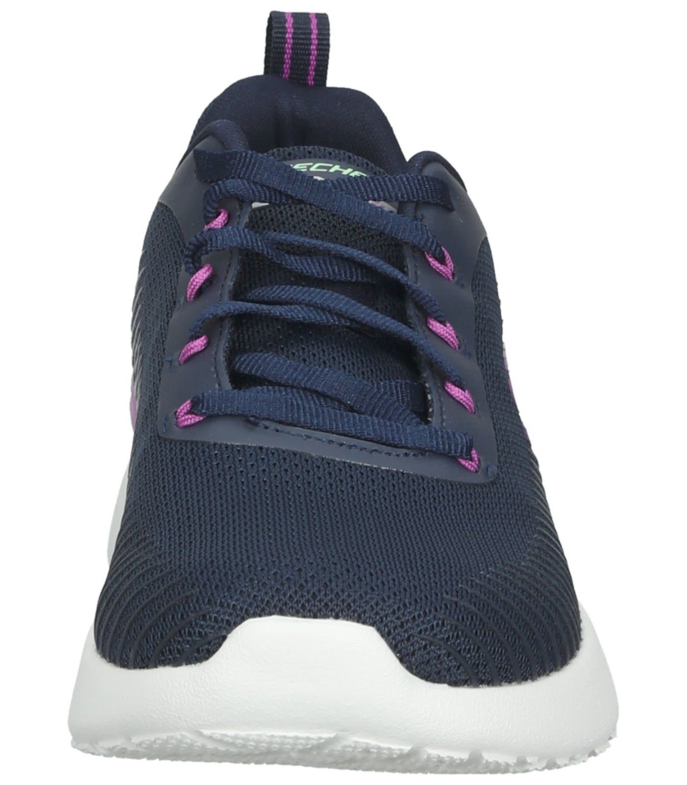 Skechers Sneaker Textil / Purpur Sneaker Marineblau