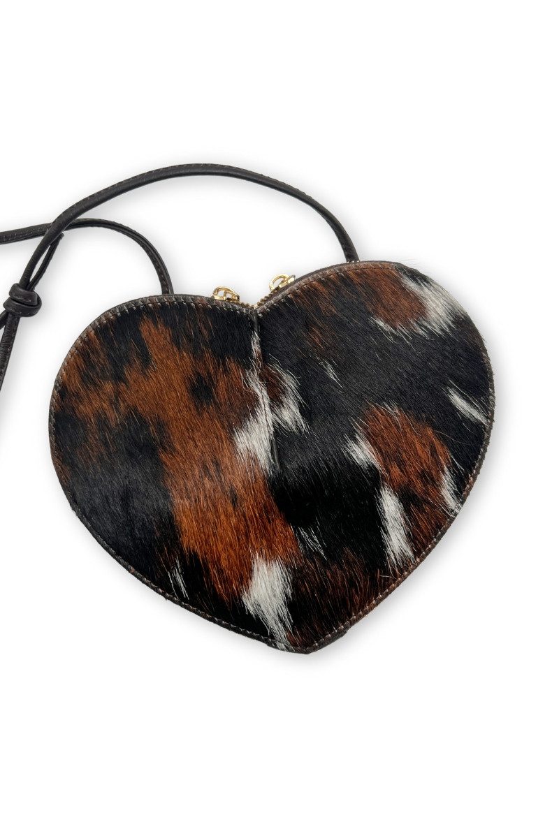 CASSANDRA Handtasche Trachtentasche - KUHFELLHERZERL - kuhfell