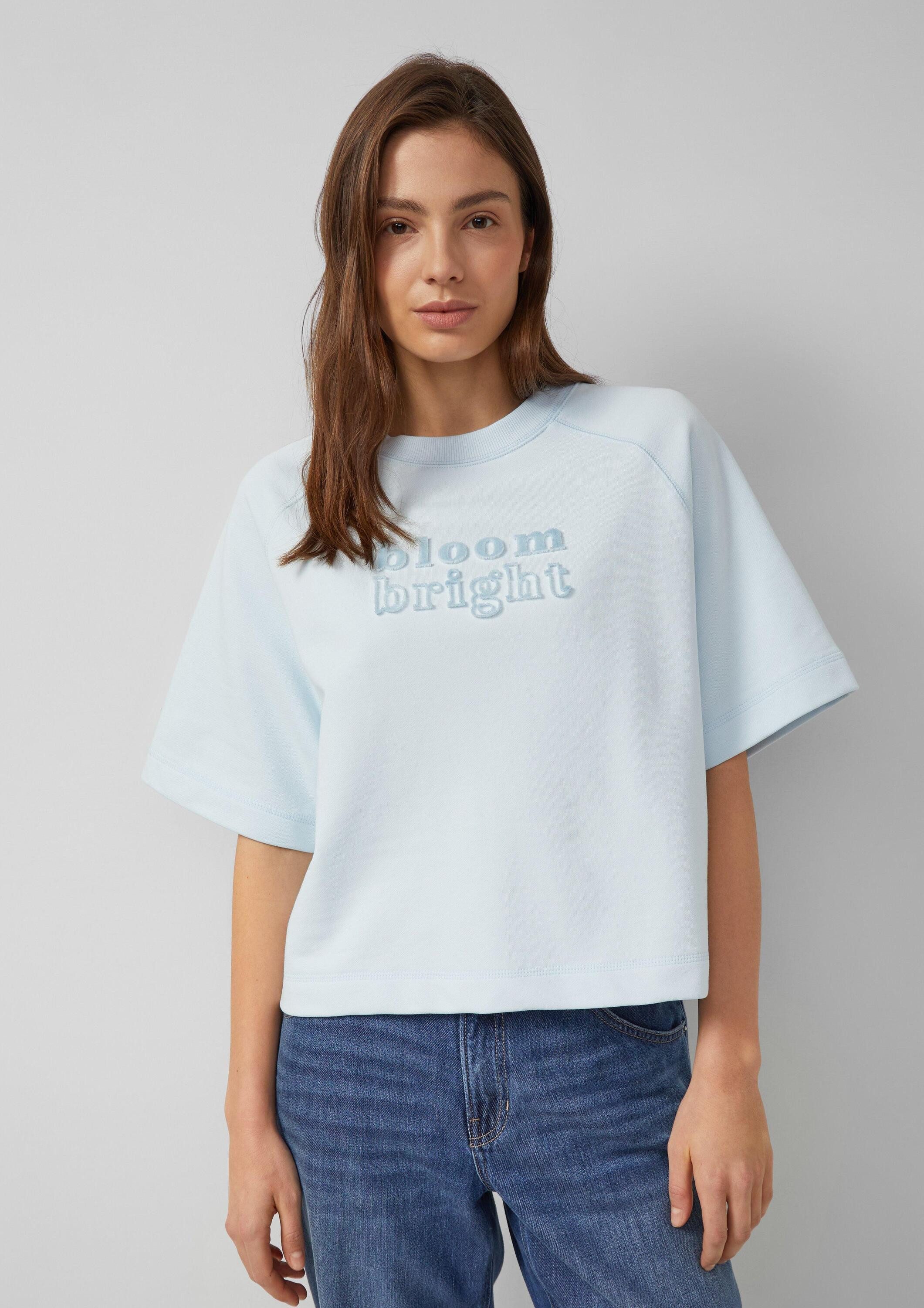 s.Oliver Sweatshirt Sweatshirt Boxy Sweatshirt mit 3D-Artwork