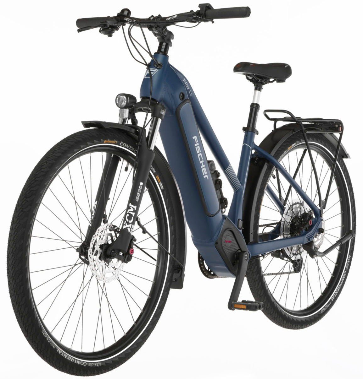 Fahrrad Wh Gang Kettenschaltung, FISCHER Eagle (mit SX Damen, SRAM 12 Akku, Schaltwerk, 711 VIATOR E-Bike 8.0i Faltschloss) Mittelmotor,