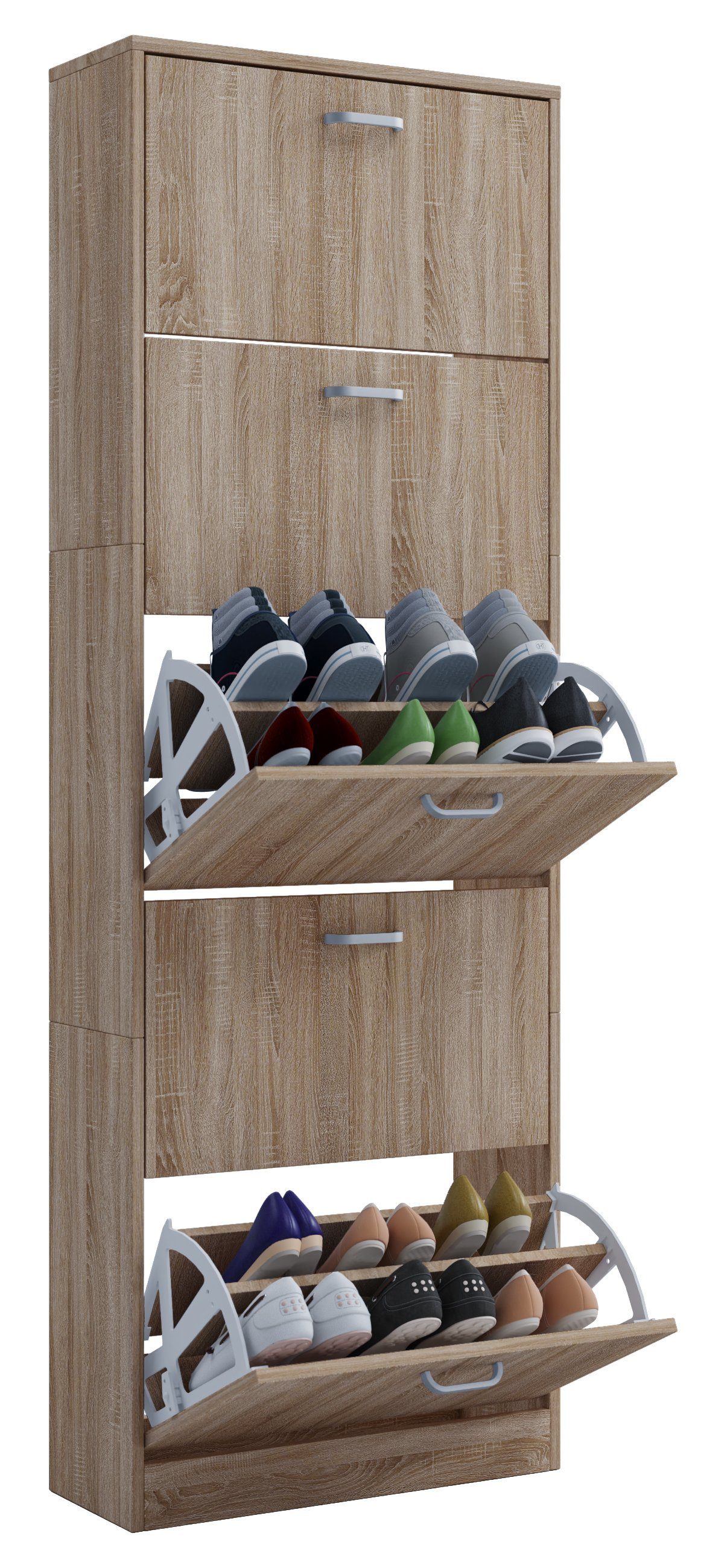 VCM Schuhschrank Holz Regal Schuhschrank Schuhkipper Serie Sipos XL günstig online kaufen