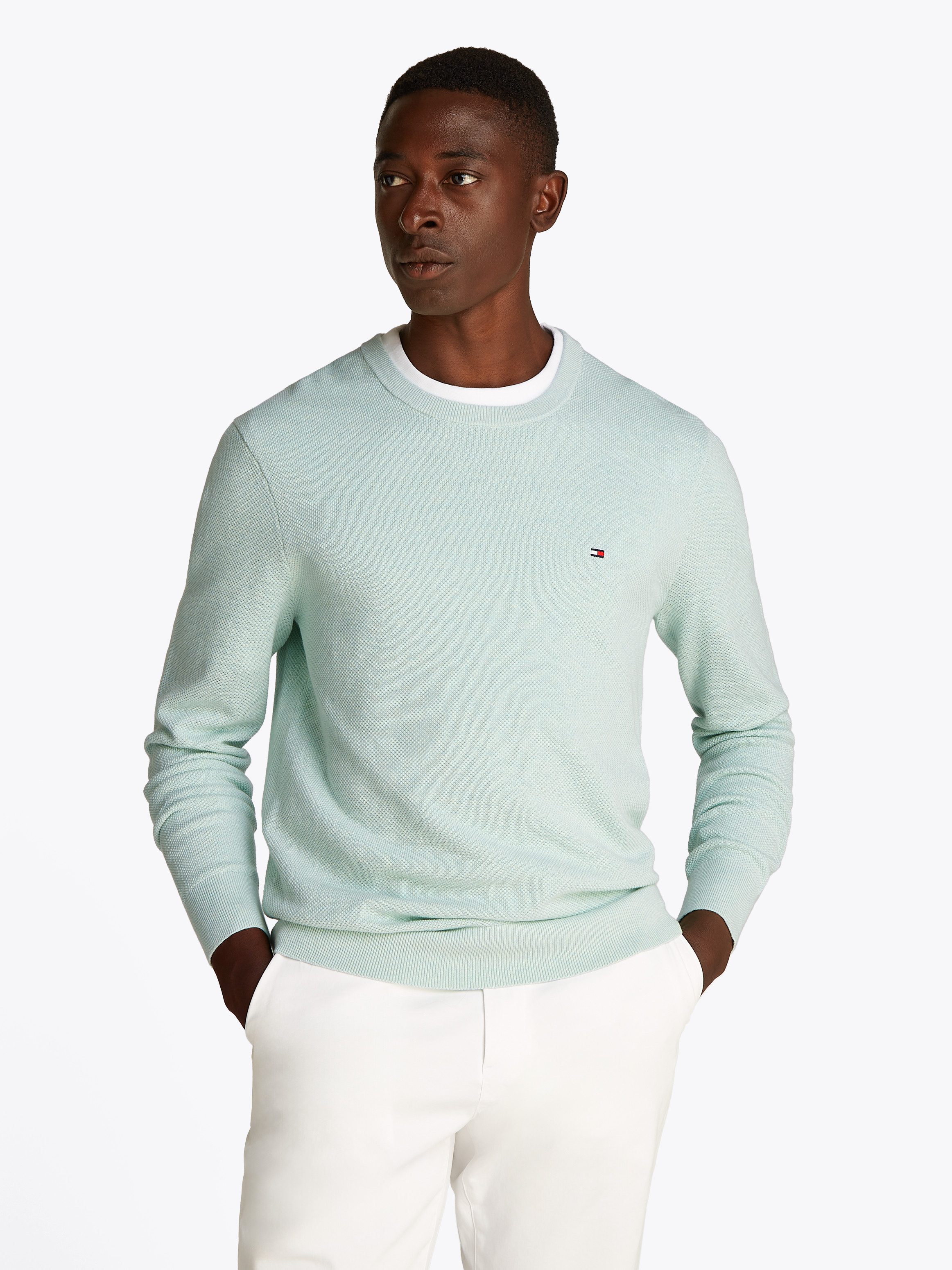 Rundhalspullover ESSENTIAL STRUCTURE CREW NECK