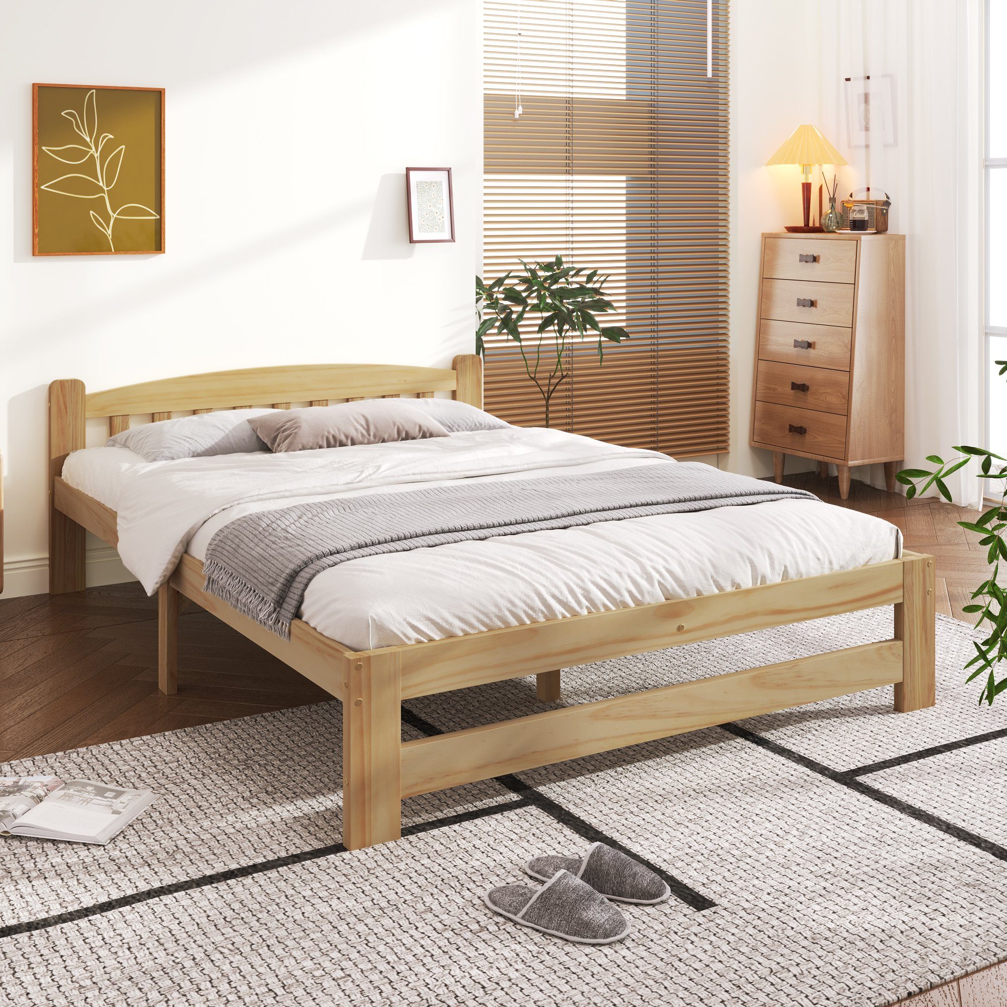 HAUSS SPOLE Holzbett Einzelbett Holzbett Bettrahmen günstig online kaufen