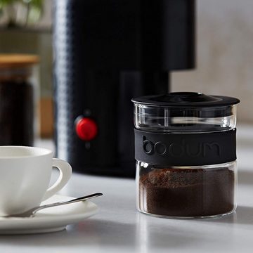 Bodum Kaffeemühle Bistro, elektrische Kaffeemühle, Keramikmahlwerk, 12 Stufen, Mühle, 160,00 W, Kegelmahlwerk, 220,00 g Bohnenbehälter, Kaffeebohnen Zerkleinerer, Mahlwerk mahlen Bohnenmühle Espressomühle