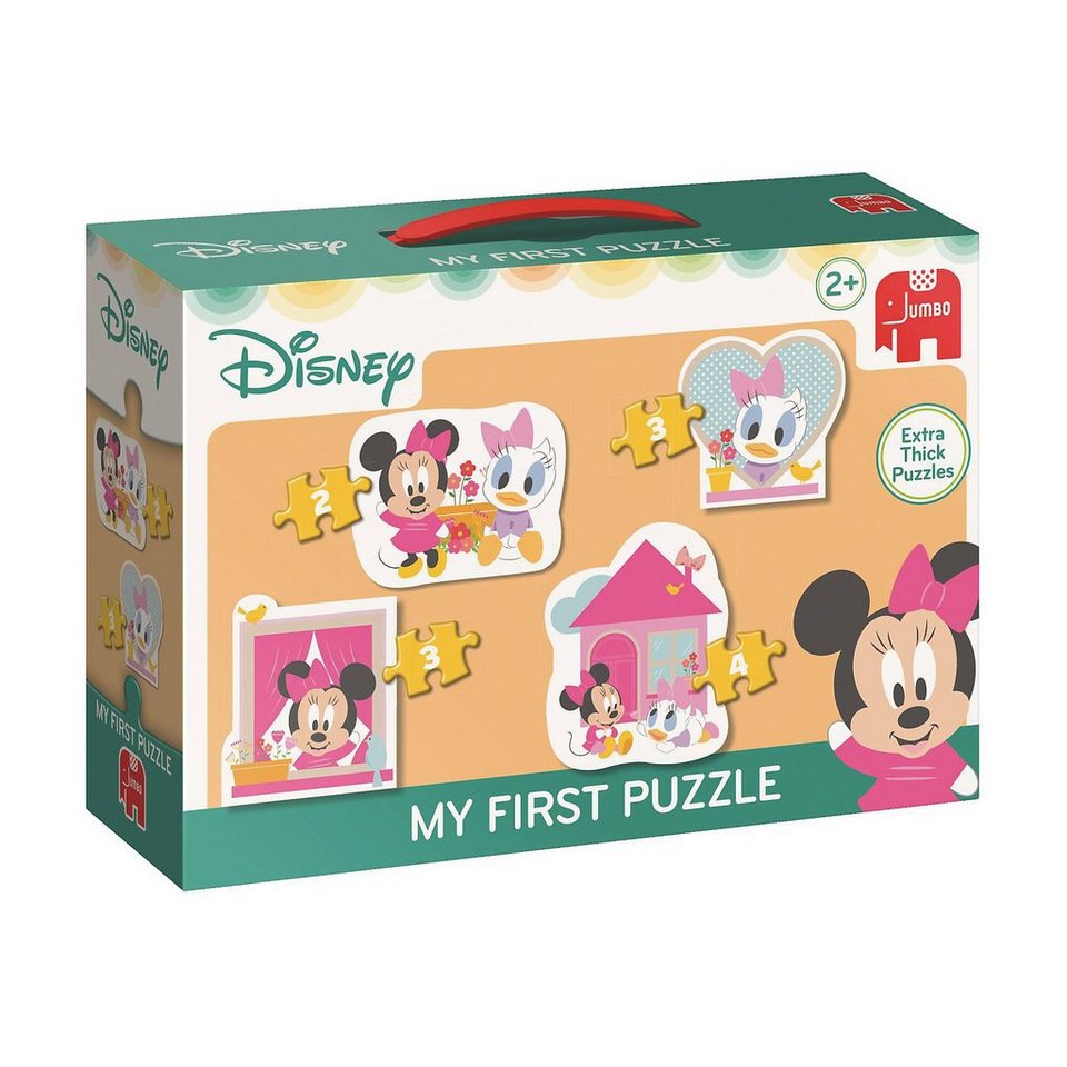 Jumbo Mein erstes Puzzle - Minnie Mouse (2/3/4 Teile) online kaufen Jumbo Mein erstes Puzzle - Minnie Mouse (2/3/4 Teile) online kaufen