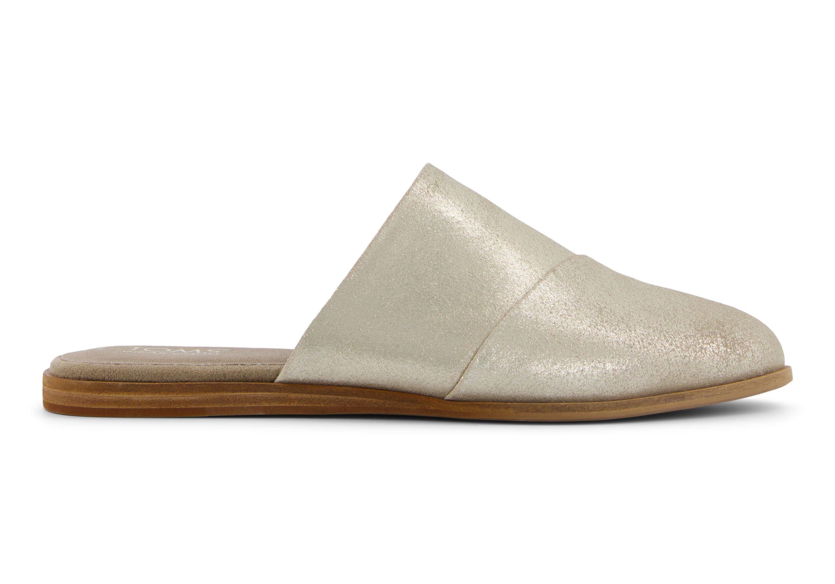 TOMS Jade Dune Veloursleder Hausschuh