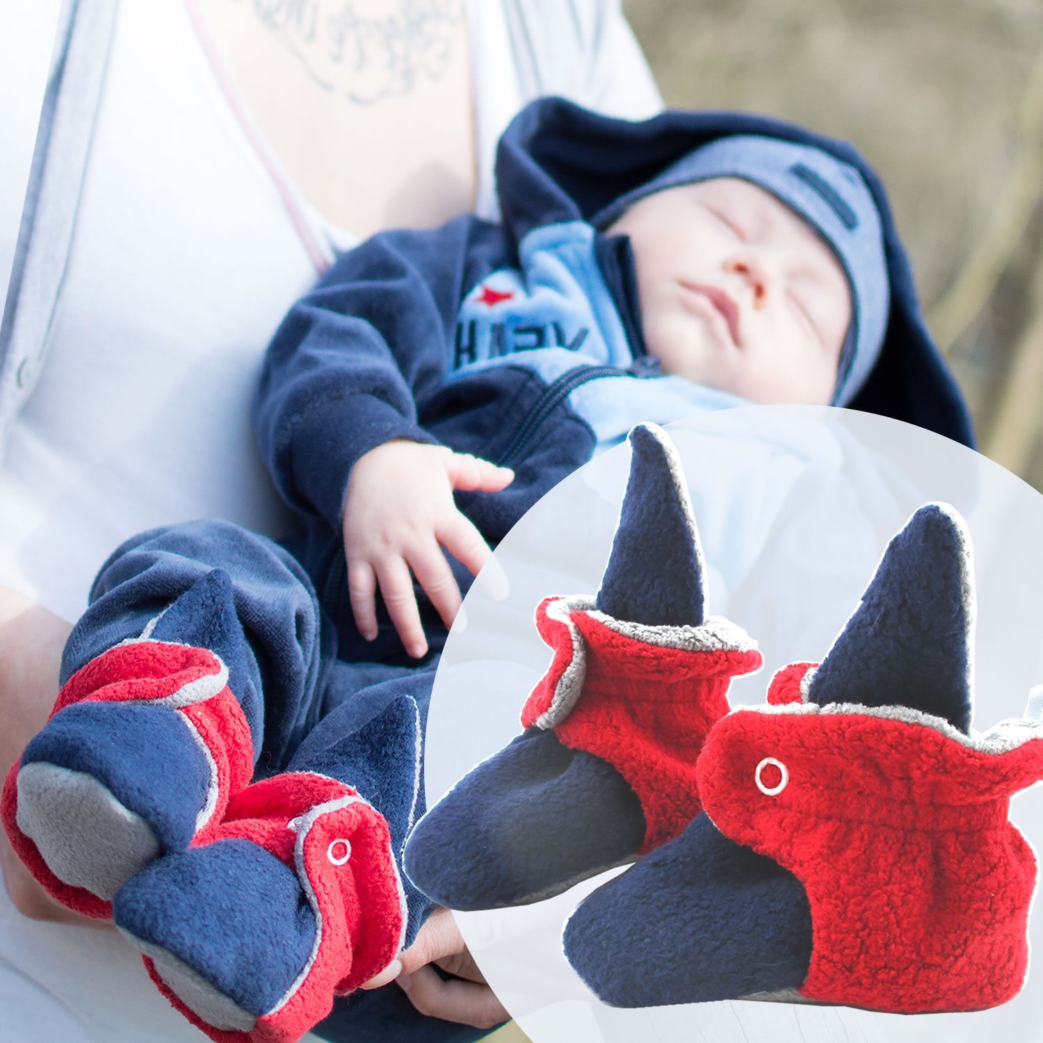 JOLLAA Baby Bootie Krabbelschuh