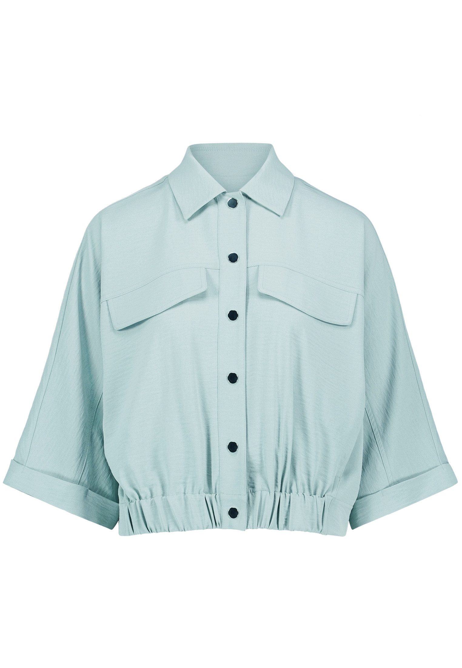 Zero Jackenblazer Damen mit 3/4 Arm Aufschlag / Krempel
