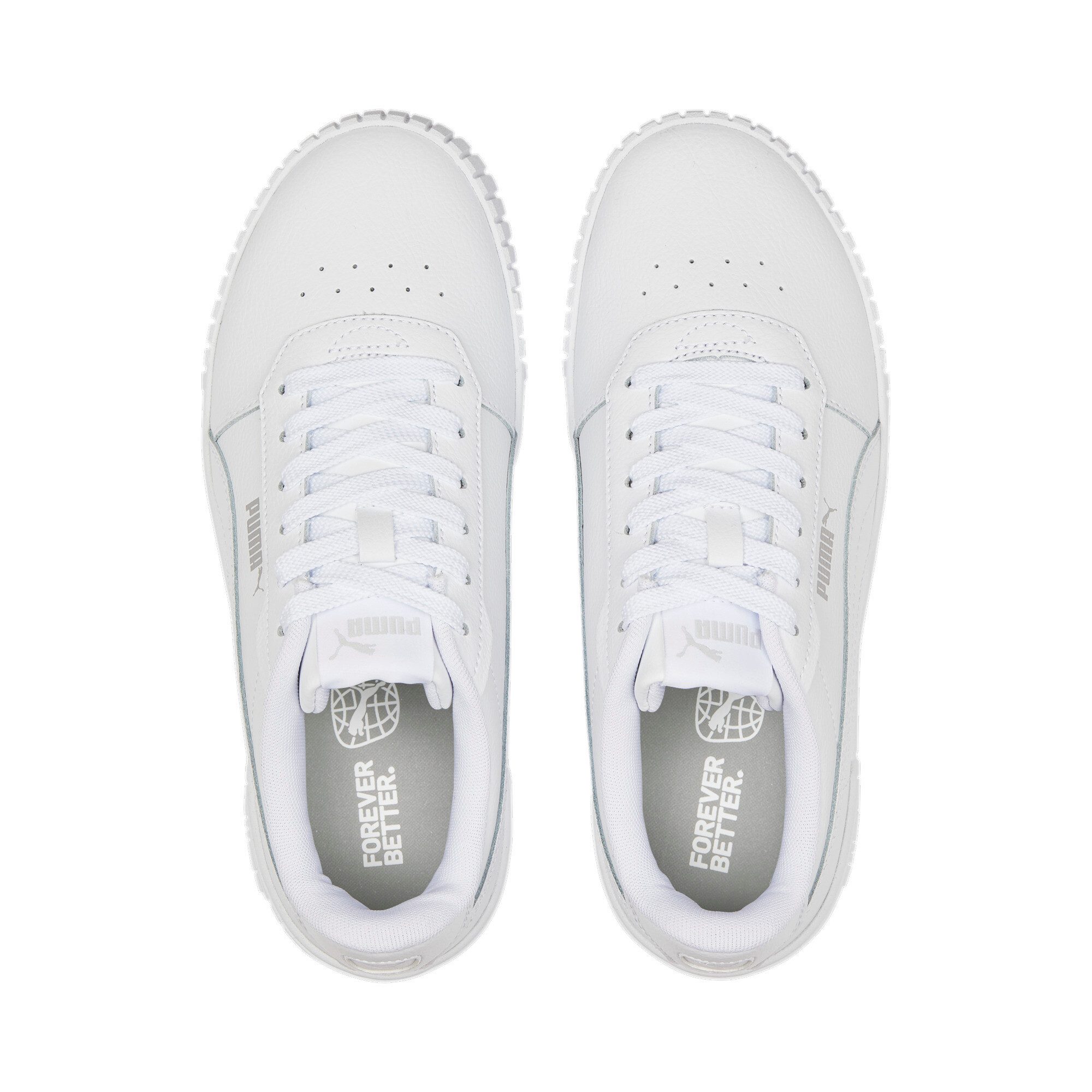 PUMA CARINA 2.0 Sneaker aus Leder, mit Schnürung, mit SOFTFOAM+ Innensohle – Bild 4 von 5