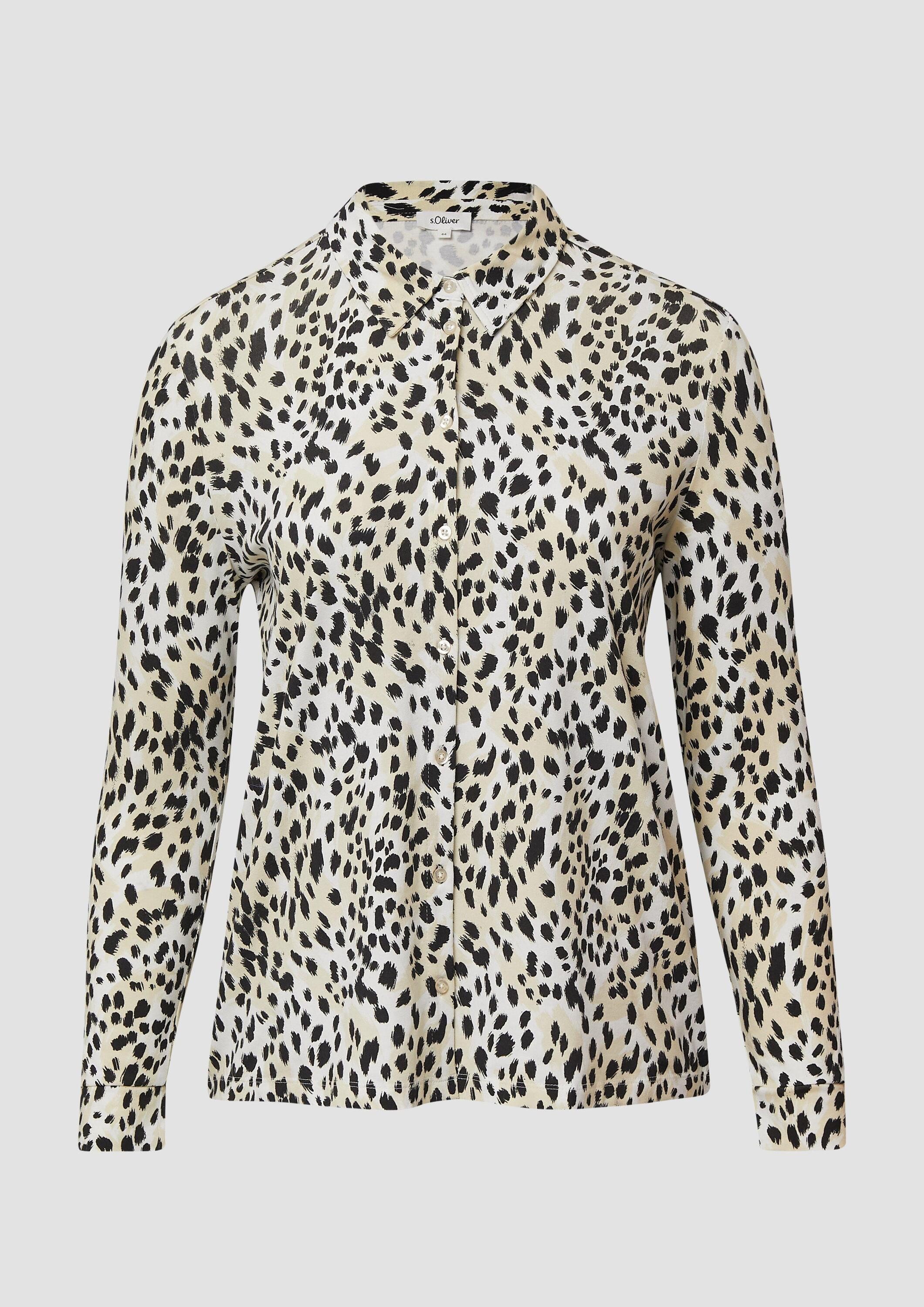 s.Oliver Langarmbluse T-Shirt Elastische Jerseybluse