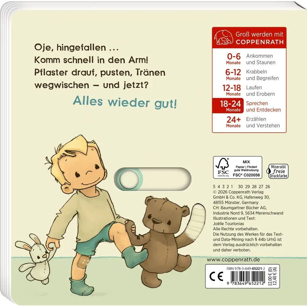 COPPENRATH DIE SPIEGELBURG Zeichenalbum Aua Puste Buch - Die optimale Trostlektüre