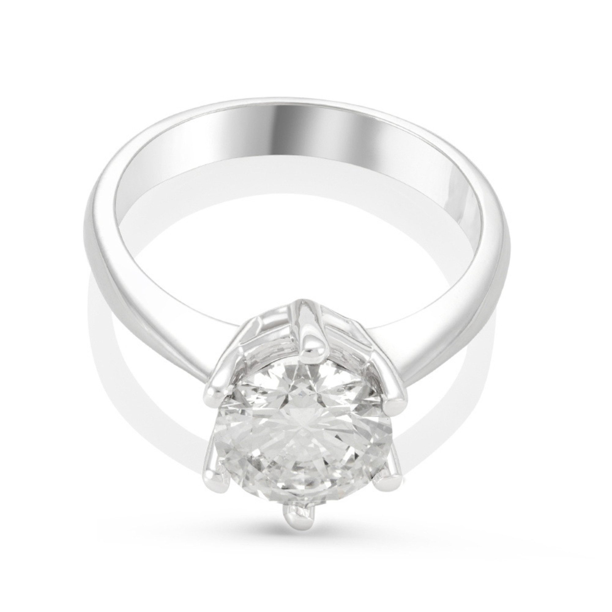 Nicole Manson Diamantring Labordiamanten 1ct - 3ct 585 Weißgold oder Gelbgold, Solitärring