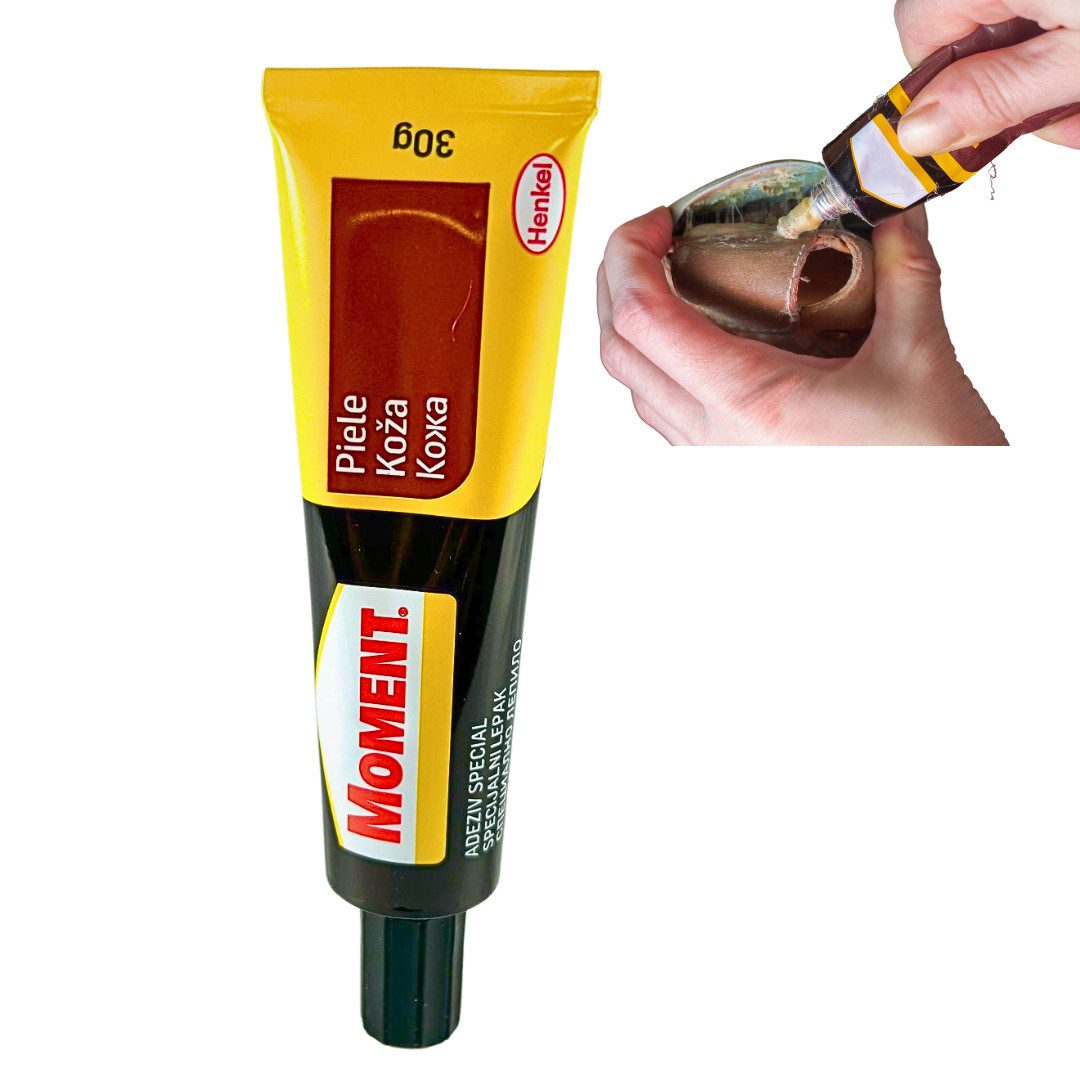 Pattex Textilkleber Pattex Lederkleber 30g Textilkleber Kontaktkleber extra stark Henkel, (1-tlg), Wasserbeständig, flexibel, stark haftend