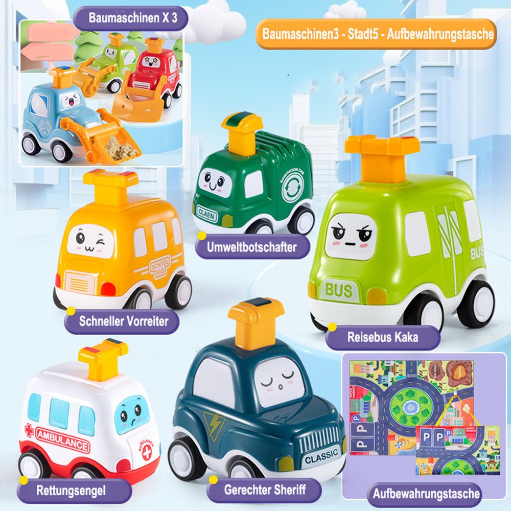 CLTYQ Spielzeug-Auto 8 Mini Auto Spielzeug günstig online kaufen
