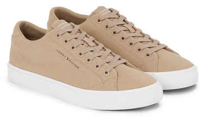 Tommy Hilfiger TH HI VULC LOW CANVAS Sneaker in cleanem Look, Freizeitschuh, Halbschuh, Schnürschuh