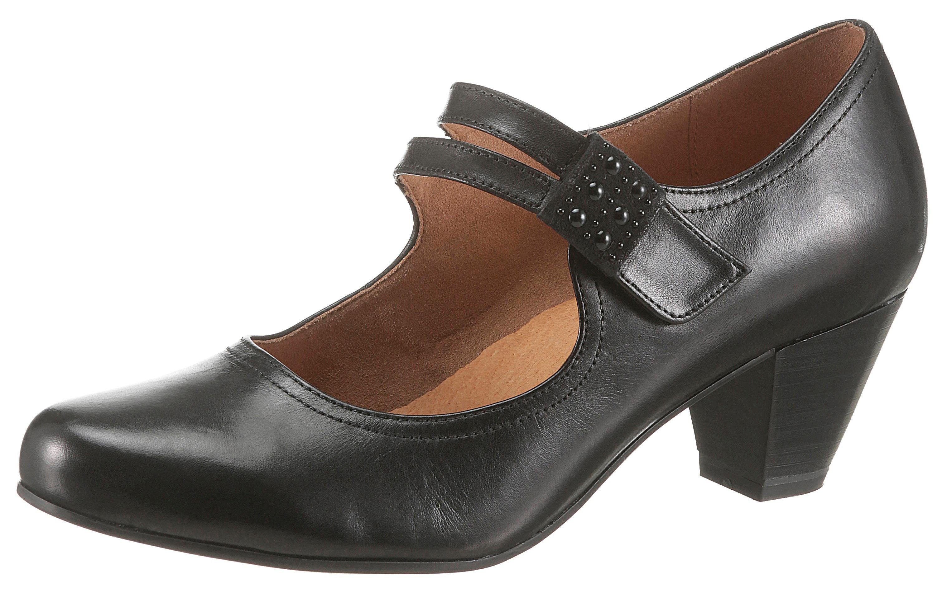 Caprice Spangenpumps mit Klettverschluss, Schuhweite G Caprice NAIMA Spangenpumps, Obermaterial: Leder online