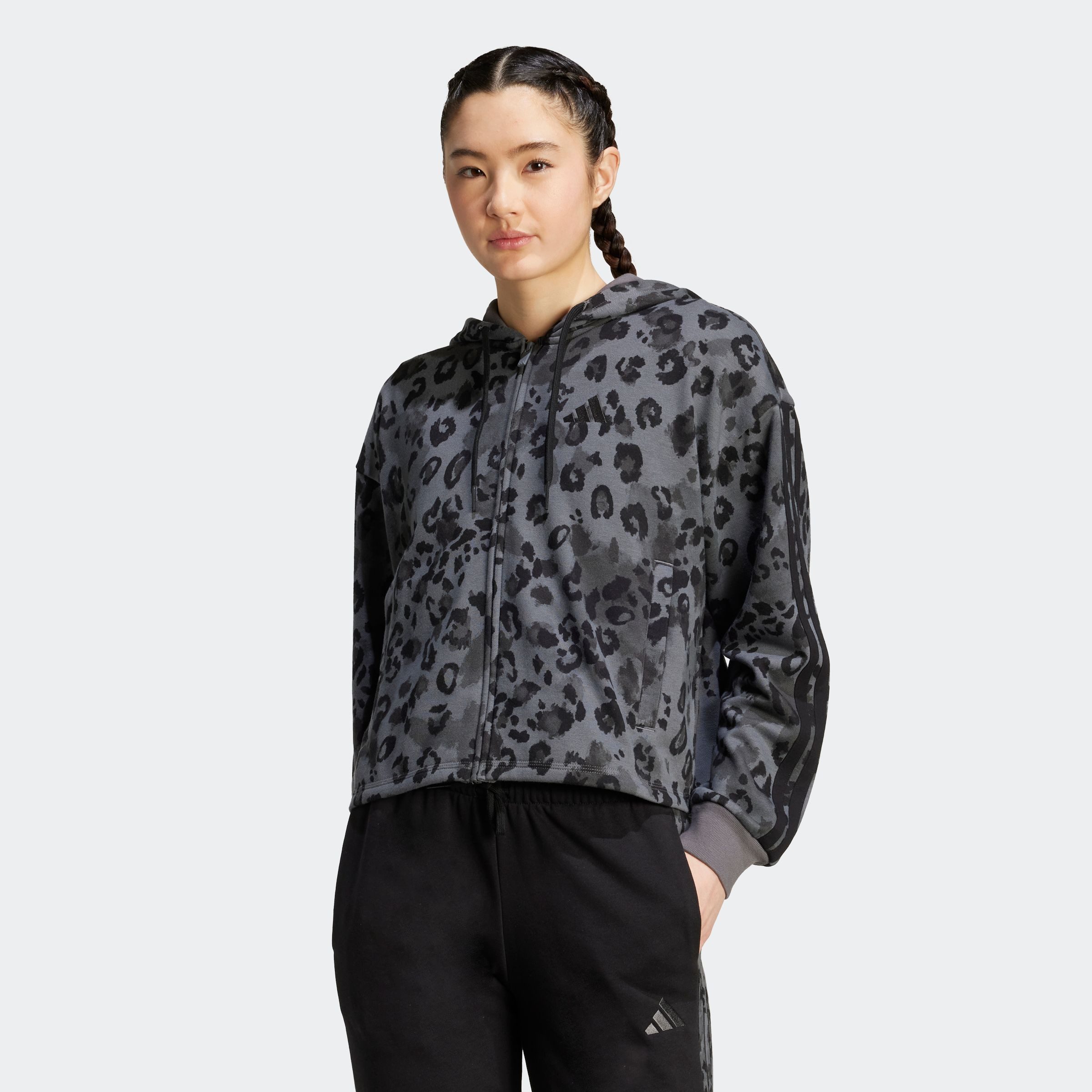 adidas Sportswear Kapuzensweatshirt W AOP FT FZ günstig online kaufen