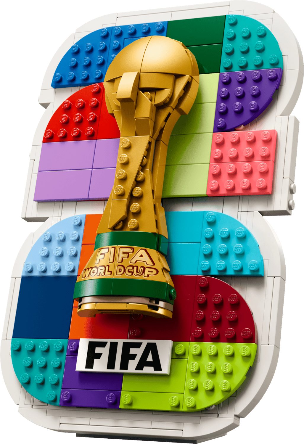 LEGO® Editions 43032 Offizielles Emblem des FIFA World Cup 2026™ Spielbausteine, (Set, 298 St., Set)