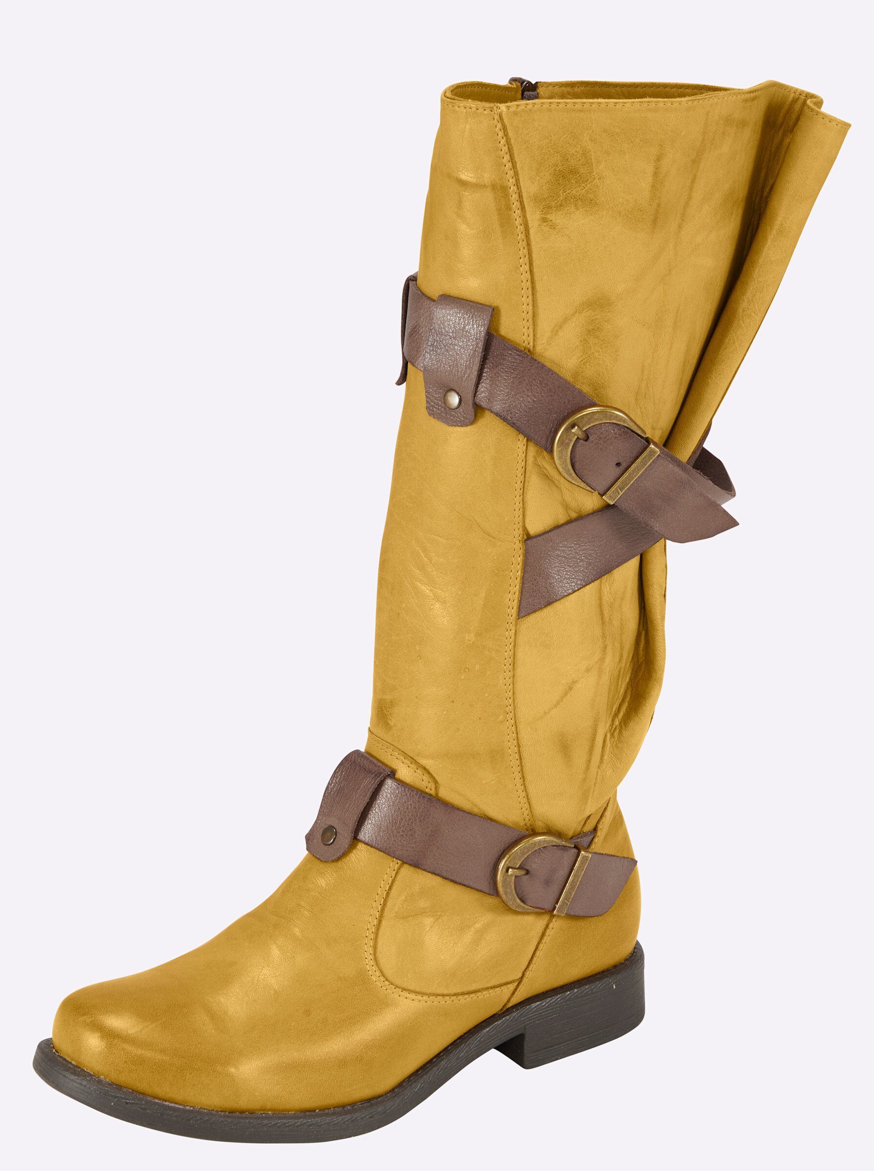 Conti Andrea gelb-cognac Stiefel