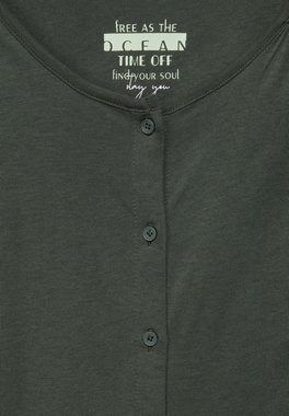 Cecil 3/4-Arm-Shirt in Unifarbe