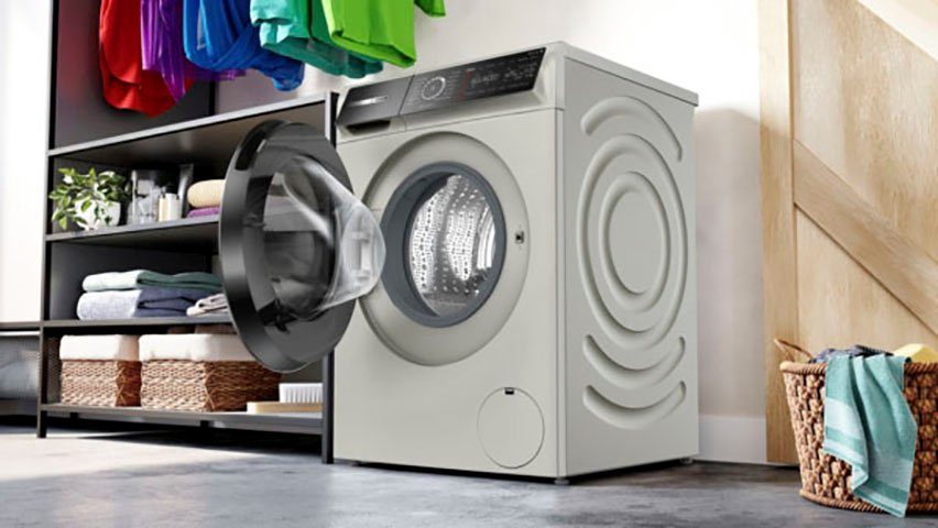 BOSCH Waschmaschine WGB2560X0, 1600 Dampf Iron dank reduziert 10 Assist 8 Serie kg, % 50 Falten der U/min