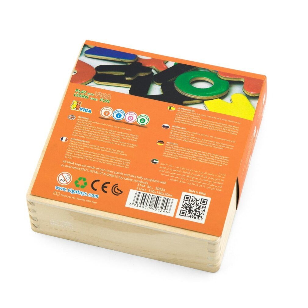 Viga® Holzspielzeug Spielcenter Viga 50324 Magnetische Buchstaben