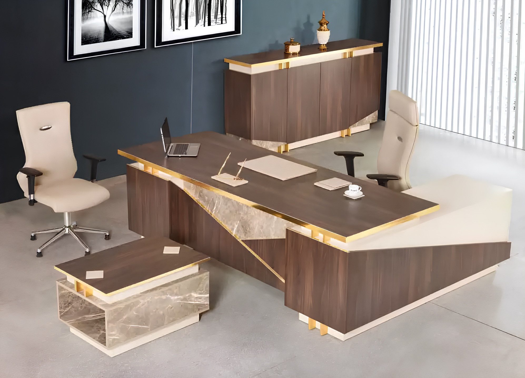 Aktenschrank Modernes Luxus-Büromöbel-Aufbewahrungsschrank für das Arbeitszimmer