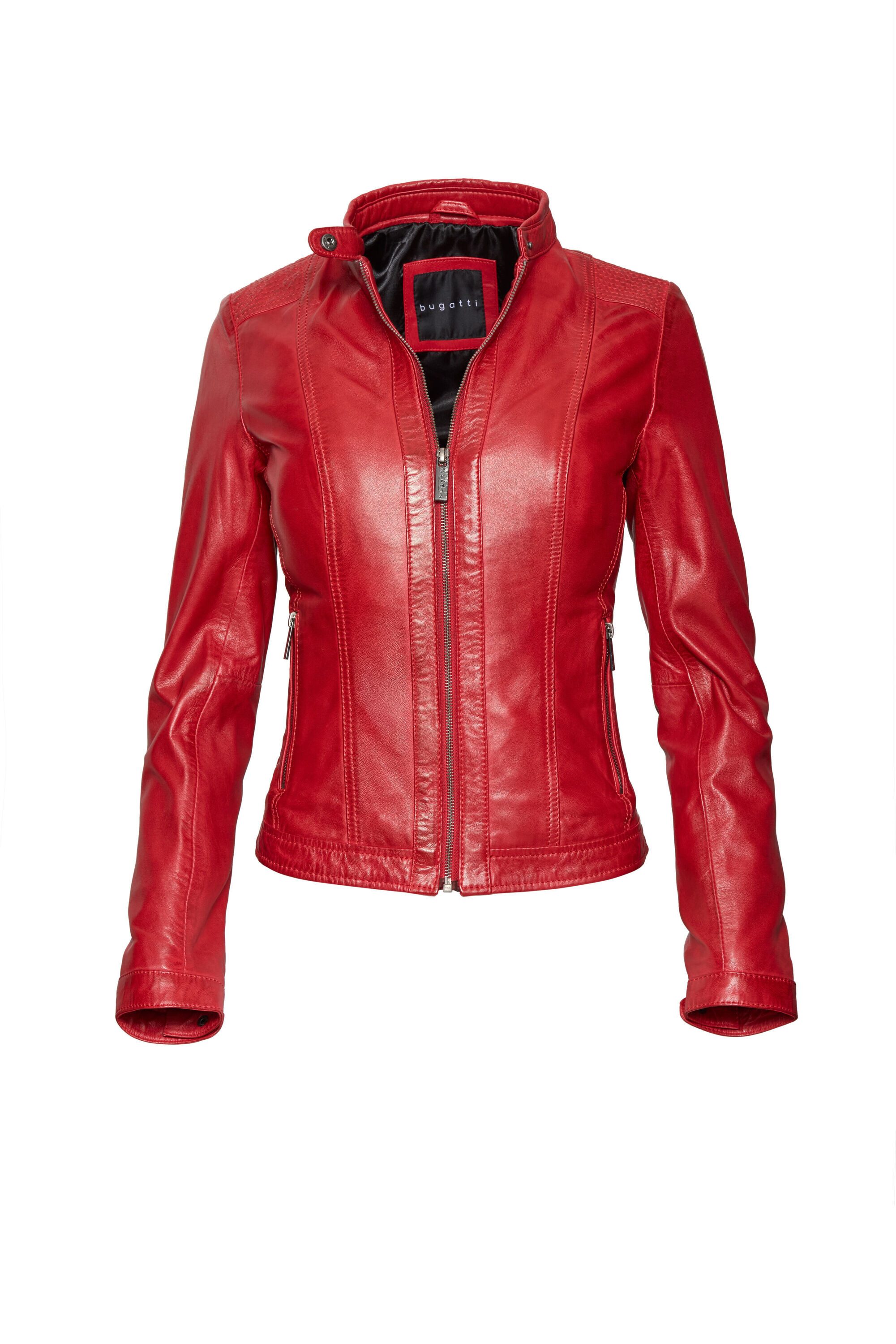 bugatti Lederjacke BULady-121 (1-St) aus hochwertigem Leder