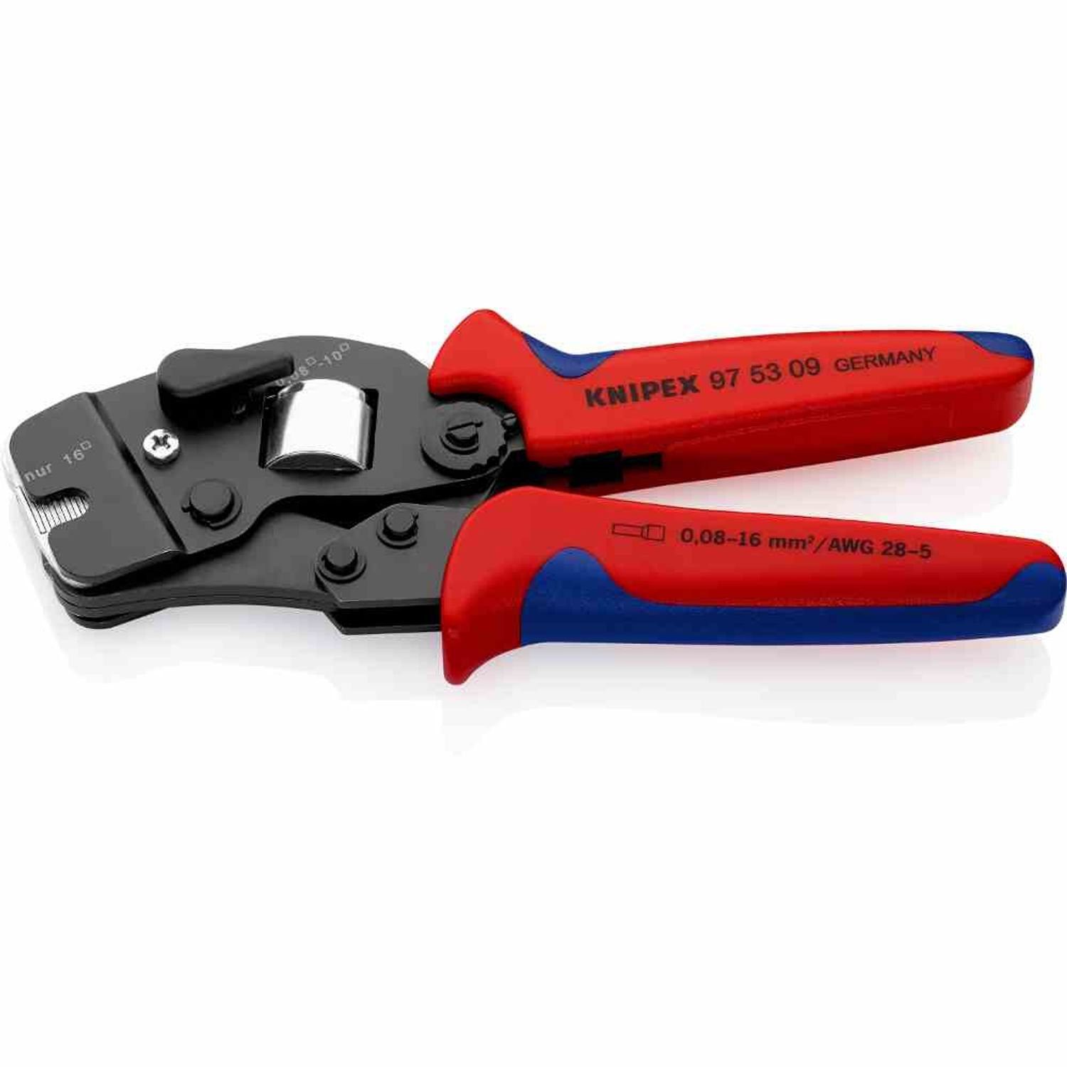 Thumbnail - Knipex Crimpzange Kerbzange, mechanisch, Aderendhülsen, 10-16mm², Kerbung