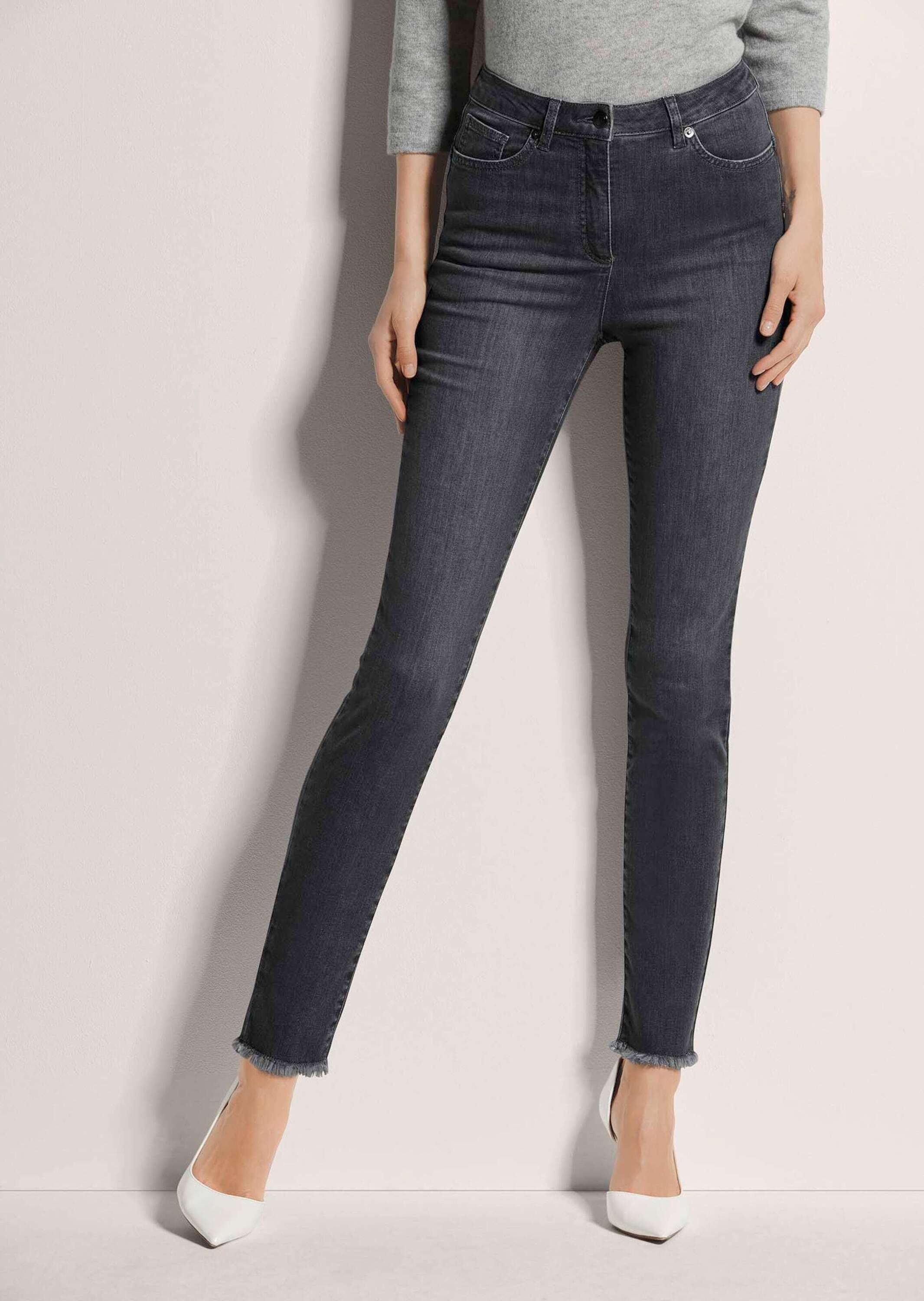 MADELEINE Gerade Jeans Mid Waist Skinny-Hose günstig online kaufen