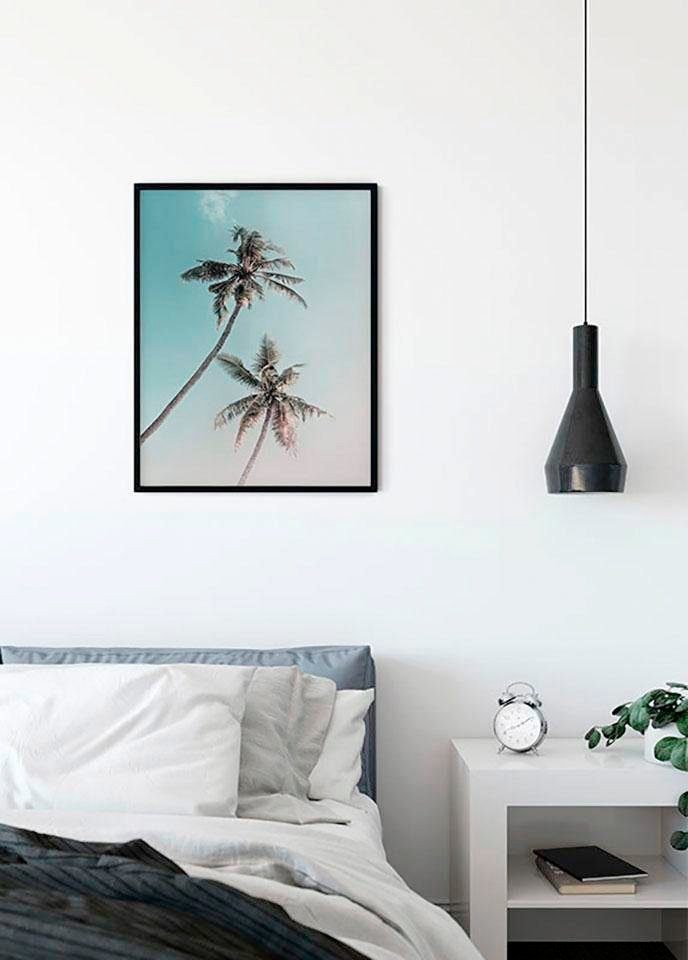Palms, Komar Poster Schlafzimmer, Pflanzen Kinderzimmer, Wohnzimmer Blätter, Miami (1 St),