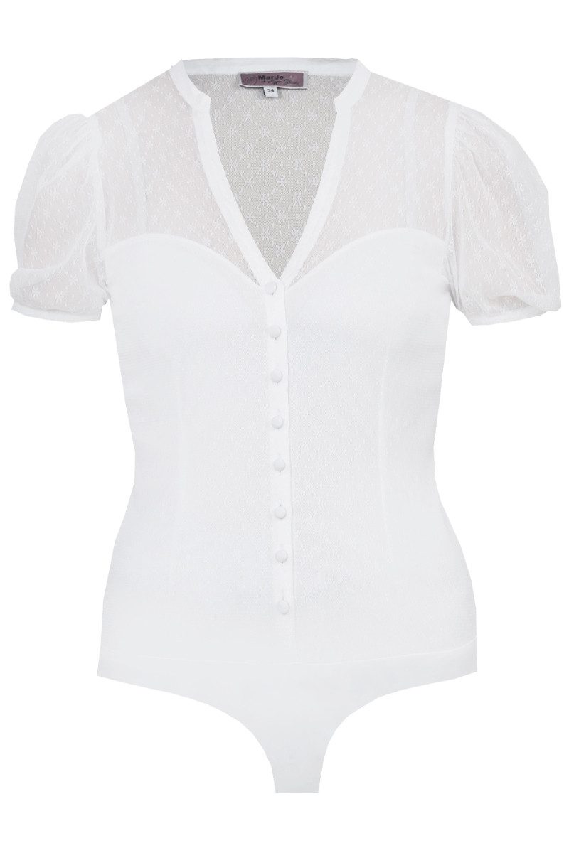 MarJo Blusenbody Blusenbody - ENGELSBERG - offweiß