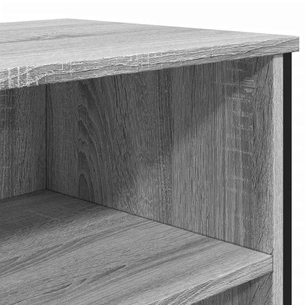 vidaXL Sideboard Sideboard Grau Sonoma 101x35,5x74,5 cm Holzwerkstoff (1 St)